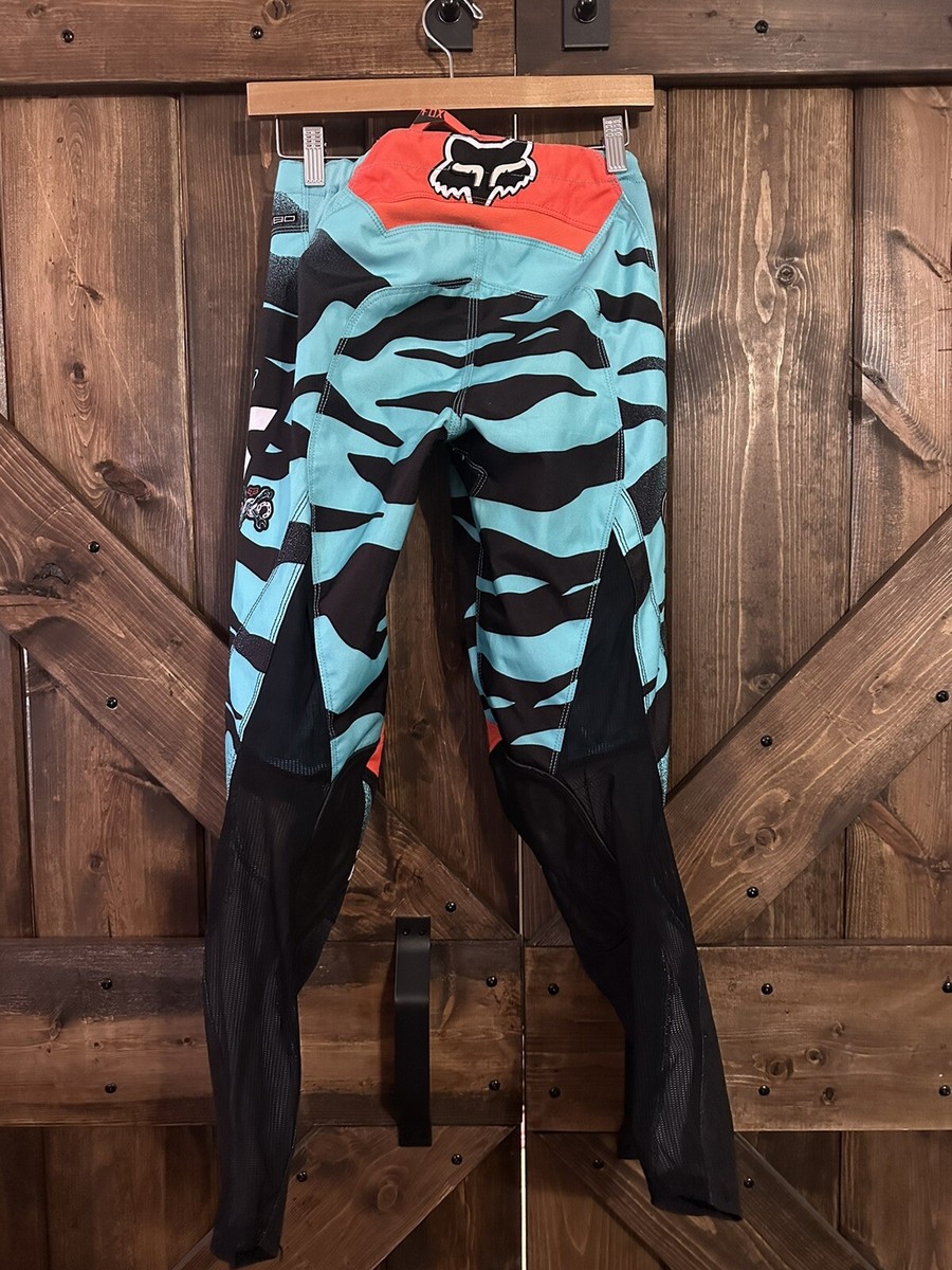 Fox Motocross 180 Vicious 2016 Pants Size Y28 (12-14) Aqua Orange