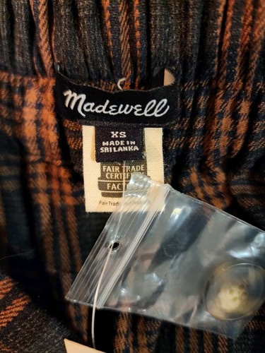 Madewell Plaid Double-Breasted Mini Skirt Size XS - Picture 8 of 10