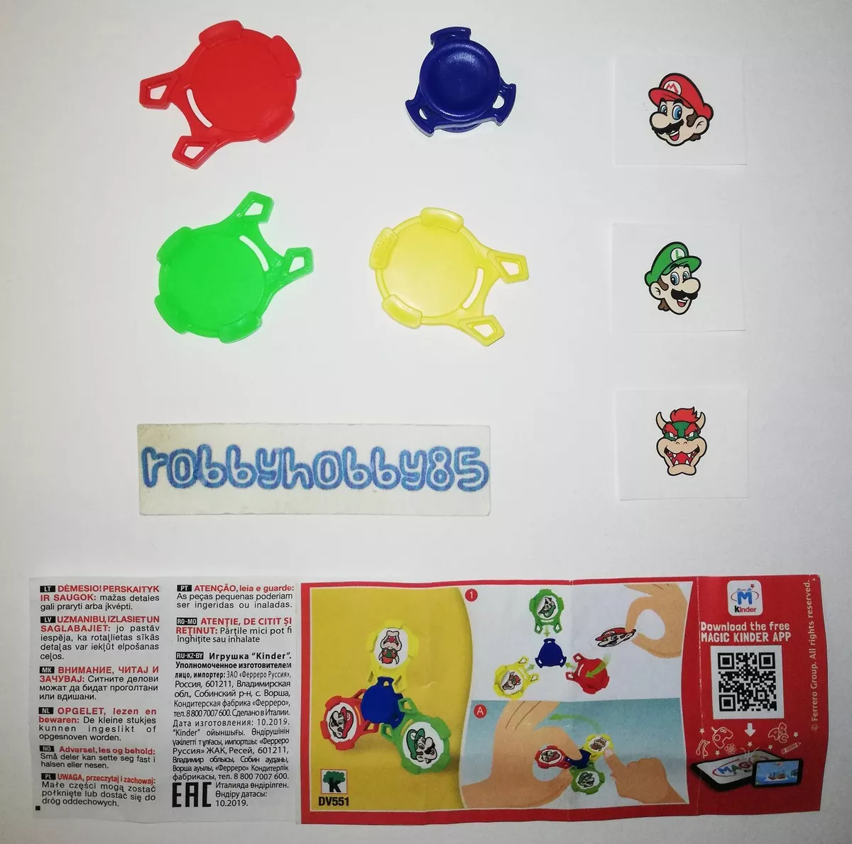 Kinder joy sale super mario 2020