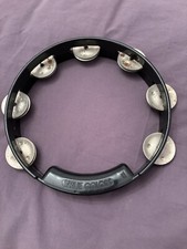 True Colors Black Tambourine 10 Inches