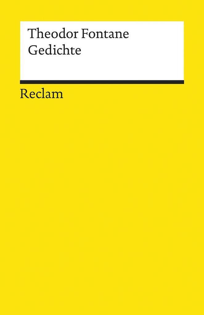 Thumbnail - Gedichte | Theodor Fontane | 1998 | Deutsch