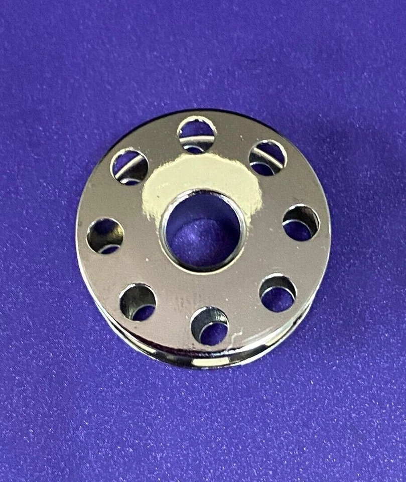 10X Steel Bobbin w/Holes on Both Sides #270010 f/All Plain Sewers - Singer, Juki - Image 3 of 3