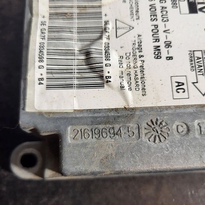 Peugeot Partner 1999 Airbag Control Unit Module 602327600 Pac18247  