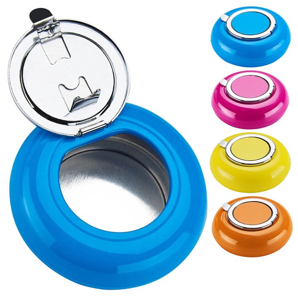 4 X Taschenaschenbecher Mit Deckel Klein Mini Reiseaschenbecher Taschen Ascher-image