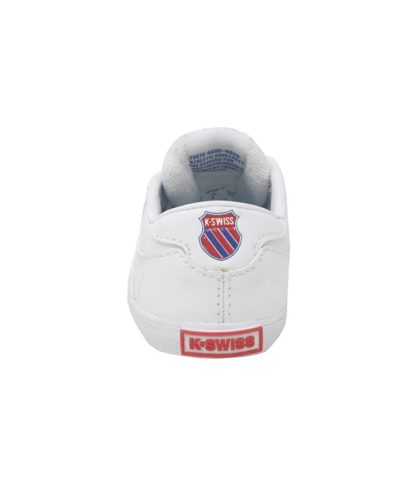 K-Swiss Blanco Clásico Infantil, Niño Pequeño y Niño Tallas Totalmente Nuevo En Caja Foto 4 de 4
