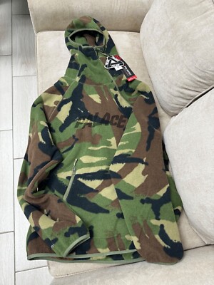 PALACE POLARTEC NINJA HOOD WOODLAND DPM Large New w/ Tags | eBay