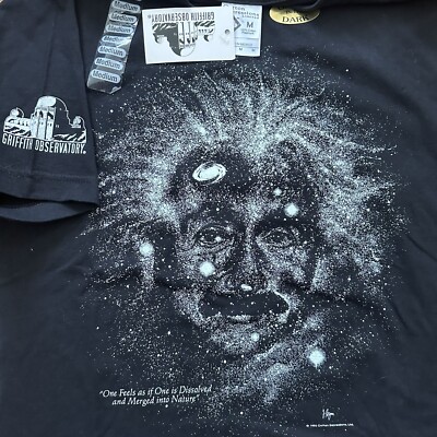 NWT Vintage 1993 Albert Einstein Glow In The Dark Tee T-Shirt