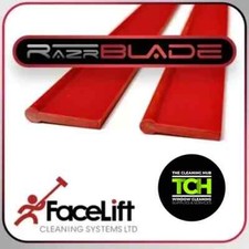 Pack Of 10 FaceLift® RazrBLADE RED 10" Squeegee Rubbers  WAS £24.99 NOW £19.99