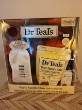 Dr. Teals Limited Edition 4p bath gift set Warm Vanilla Epsom Salt Soaking Foam
