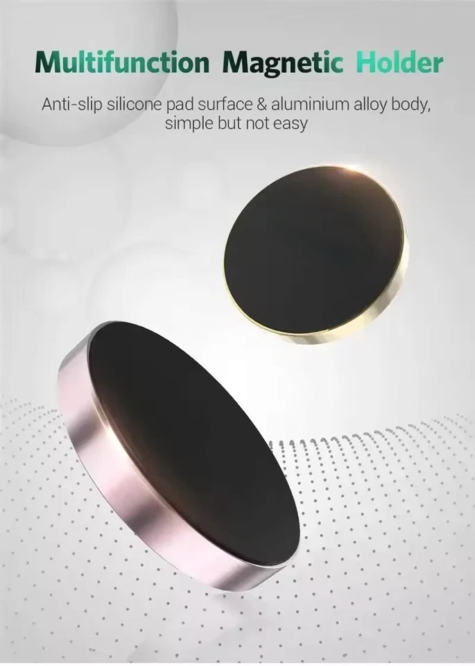 Magnetic Car Phone Holder Magnet MountBracket Stick on Car Dashboard - Image 2 of 4