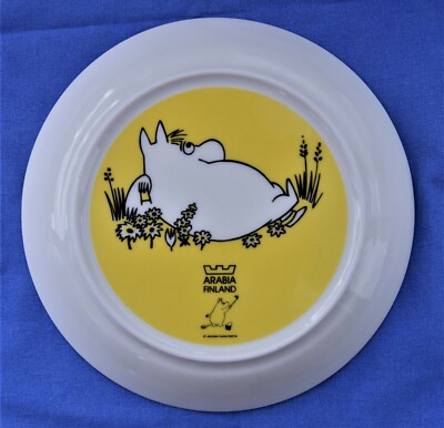 SNORKMAIDEN ORIGINAL MOOMIN PLATE 19 cm 2003-2007 2-sides UNUSED + DISCONTINUED