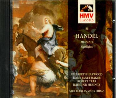 GEORG FRIEDRICH HÄNDEL   MESSIAH HIGHLIGHTS - AUDIO CD - EXCELLENT CONDITION