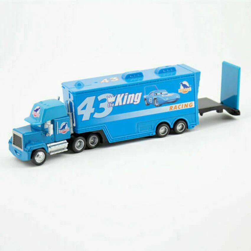 Pacote com 1-3 carros Disney Pixar helicóptero dinoco King Mack carro de brinquedo fundido 1:55 solto - Imagem 4 de 4