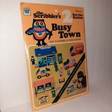 The Scribbler's Busy Town: PET SHOP  Set #2 Easy to Assemble Punch-Out Play Set 