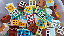 LEGO DUPLO FENSTER FÜR WOHNHAUS FAMILIENHAUS 5 ODER 10 STÜCK WÄHLEN FÜR 10994