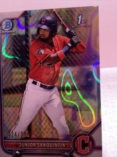 junior sanquintin 1st bowmen parallel ser#324/399 bowmen chrome 2022