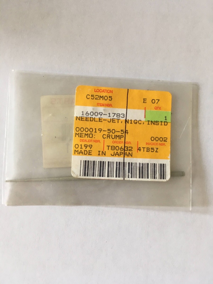 KAWASAKI NEEDLE JET, N1GC, INSIDE FOR NINJA ZX-7R 1993-94