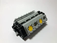 Lego Technic V8 Engine 55pcs NEW - Unbuilt (Light Bluish Gray,Black,Motor,car)