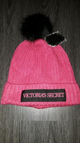 Victorias Secret pom pom Beanie Hat 
