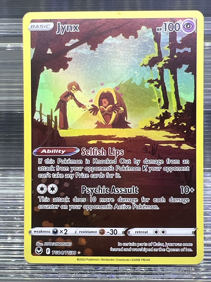 Pokemon TCG Jynx TG04/TG30 Ultra Rare Silver Tempest Pokemon TCG NM