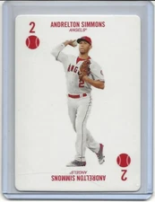 Topps 52-Card Baseball Game - Kenny Mayne -ANDRELTON SIMMONS - ANGELS