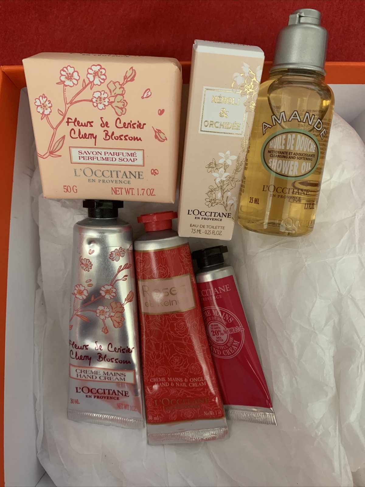 L'Occitane New JUMBO 150ML Cherry Blossom Hand Cream rose shea soap neroli EDT