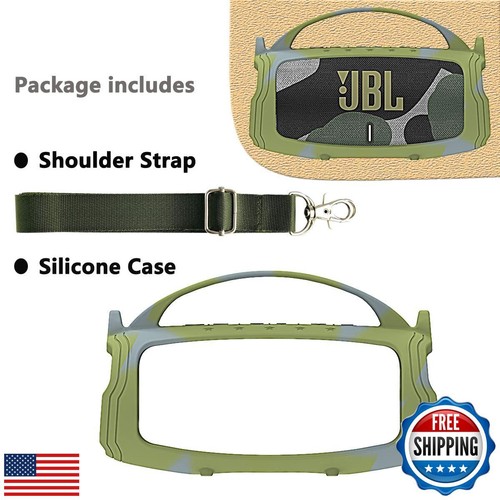 Silikon Cover Case für JBL Charge 5 Tragbarer Bluetooth Lautsprecher, Schutzhülle S - Bild 2 von 5