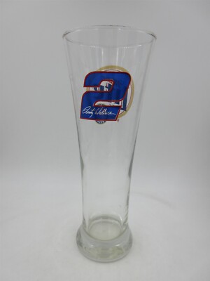 Nascar Rusty Wallace #2 Miller Lite Collectible Beer Glass Pilsner 16 Oz 
