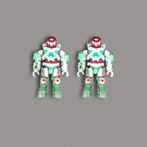 Figura de menta 5 piezas Mega Construx Halo UNSC Heroes Series #18 Spartan MK VII - Imagen 2 de 3