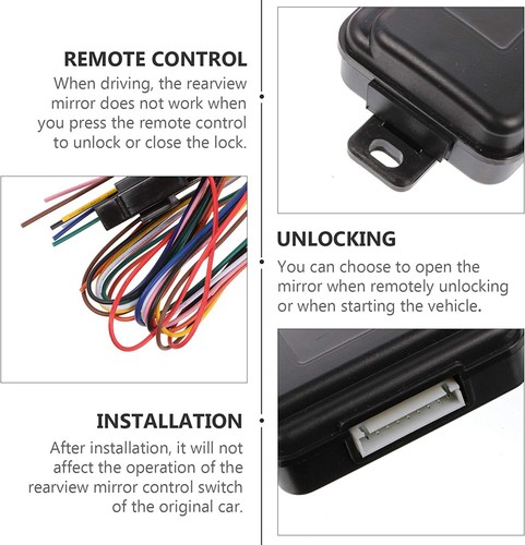 Kits universales de módulo de sistema plegable de espejo de visión lateral plegable/desplegable automático para automóvil Z2O8 - Imagen 4 de 12