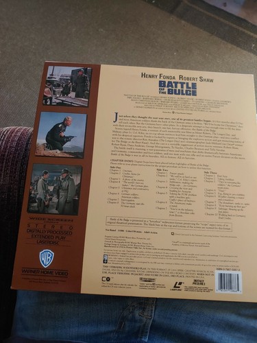 Battle of the Bulge Laserdisc Henry Fonda Robert Shaw widecreen VG - Picture 2 of 3