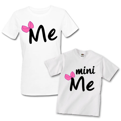 Coppia t-shirt padre figlia-madre figlio-san valentino-amore-famiglia