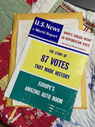 U.S. News & World Report Magazine 4/6/64 87 Votes That Made History - Picture 3 of 3