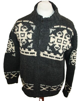 S. Moritz Fair isle Strickjacke  Gr S Norweger Island Handgefertigt