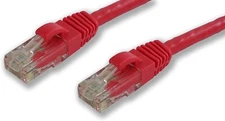 Lynn Electronics ECAT5-4PR-14RDB 14-Feet Red Booted Patch Cable 5-Pack