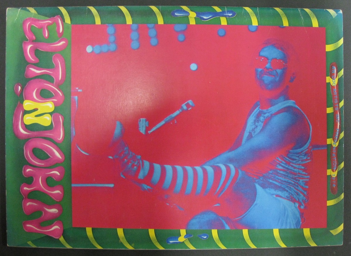 ELTON JOHN s/t 1974 JAPAN Tour CONCERT Program INCREDIBLE! Minty