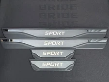 For Nissan Accessories Car Door Sill Sticker Cover Plate Guard Protector Trim 4X