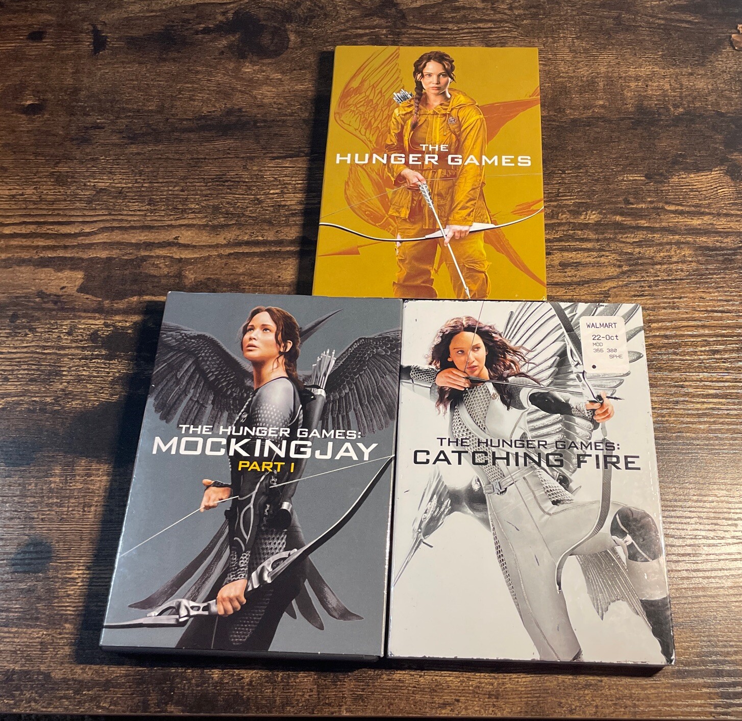 The Hunger Games DVD Lot Of 3 Hunger Games &amp; Mockingbird Part 1 ...