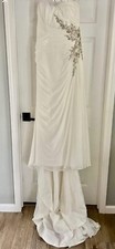 Maggie Sottero Wedding Gown Ivory with Corset Back Ties Never Worn