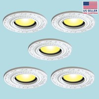 5 Spot Light Trim Medallions 6 Id White Urethane Set Of 5 | Renovator's Supply on sale 5 Spot Light Trim Medallions 6 Id White Urethane Set Of 5 | Renovator's Supply on sale