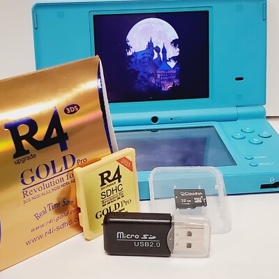 2025 R4 Gold Pro SDHC for DS/3DS/2DS/NDS Revolution Cart + 32gb ~ PLUG N PLAY!
