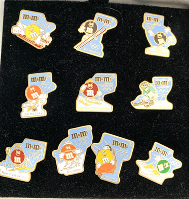 M&M 1992 Winter Olympic Limited Commemorative Pin Collection