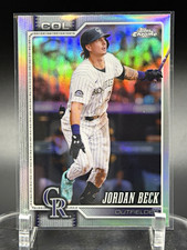 Topps 2026 Topps Chrome Jordan Beck Colorado Rockies Rookie Baseball Card #226. rookie card picture