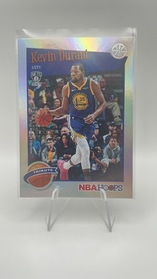 2019-20 Panini NBA Hoops - Kevin Durant #284 Silver 35/199 Jersey Number Match