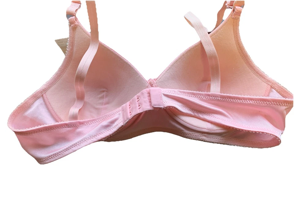 Sujetador para mujer Bestform 36C bonito rosa ligeramente acolchado para modestia sin alambres etiquetas nuevas con etiquetas Foto 3 de 4