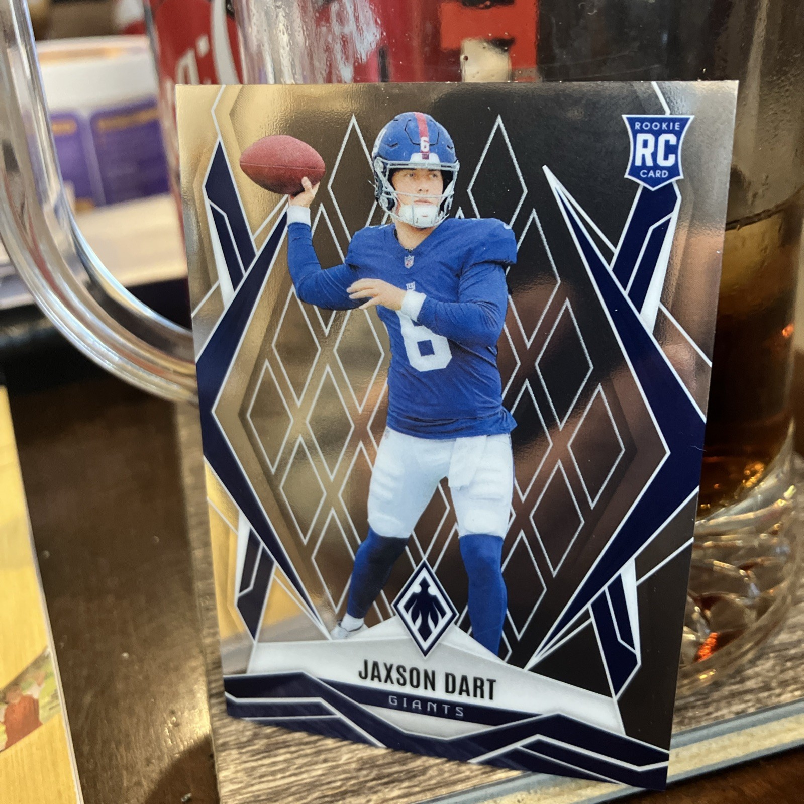 Panini 2025 Phoenix Rookie Jaxson Dart #200 New York Giants NFL