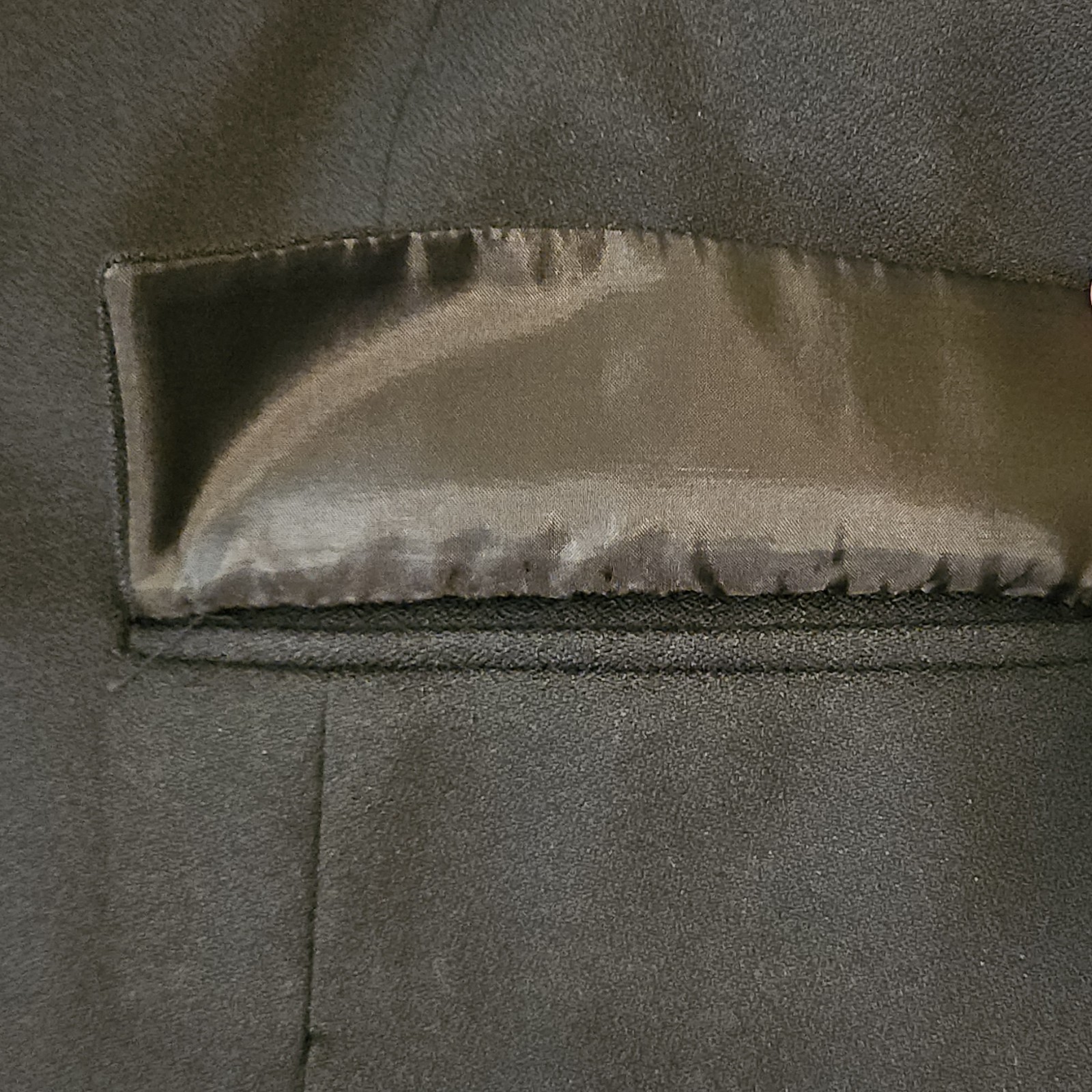 Vintage Pendleton Blazer Jacket Black Lined Light… - image 9