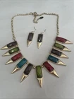 Vintage Earring Necklace Set