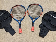 2 Babolat Ballfighter 17 Junior Tennis Racquets Orange Blue Free Shipping Nice