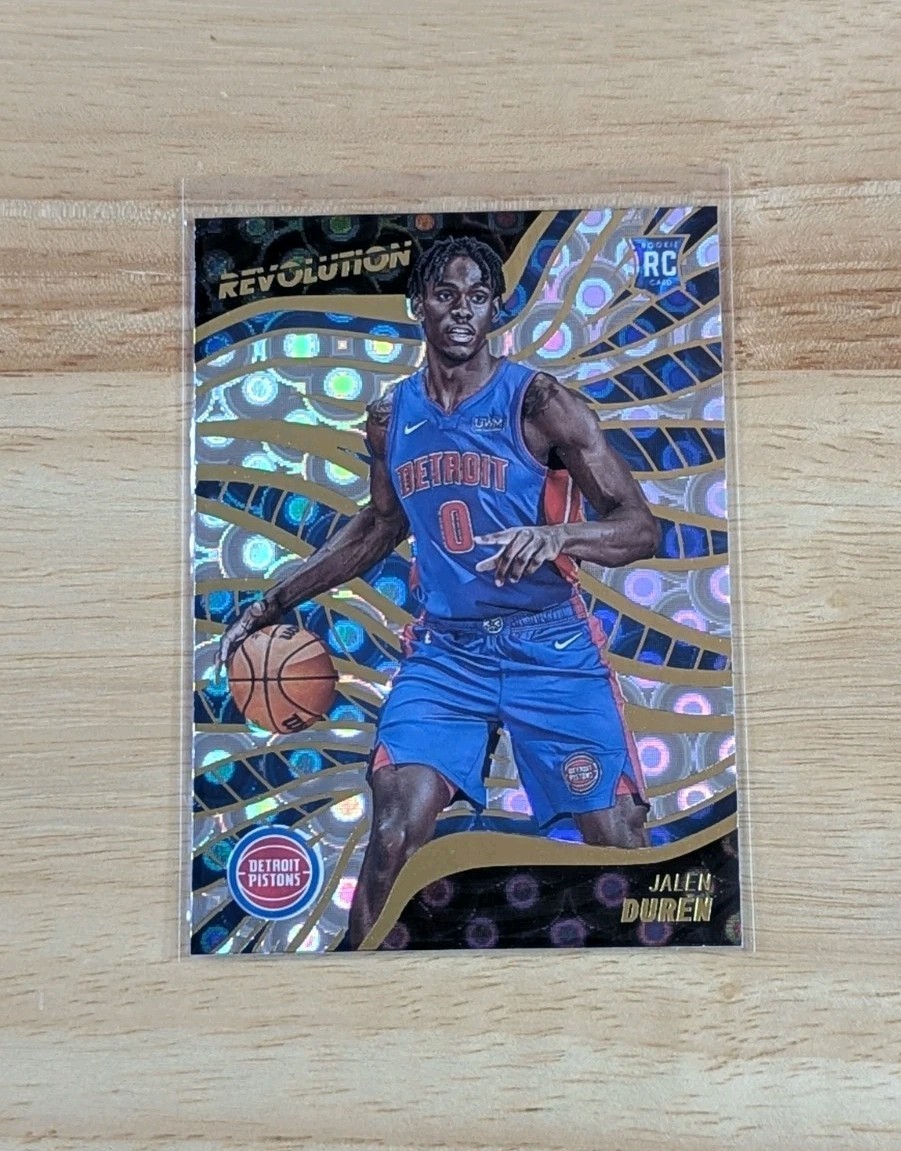 2022-23 Panini Revolution Jalen Duren RC "Groove" Rookie #150 Pistons